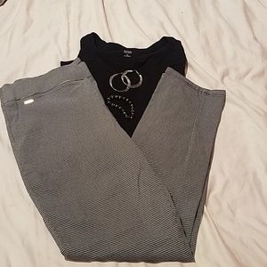 The Limited Houndstooth Stretch Pull on pants